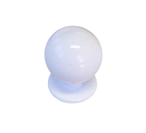 [18690] 60B20 | POMO METAL BOLA BLANCO 20 MM