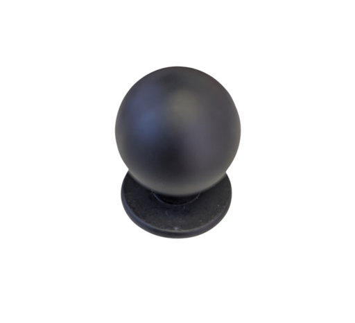 [18888] 60NM20 | POMO METAL BOLA 20 MM NEGRO MATE